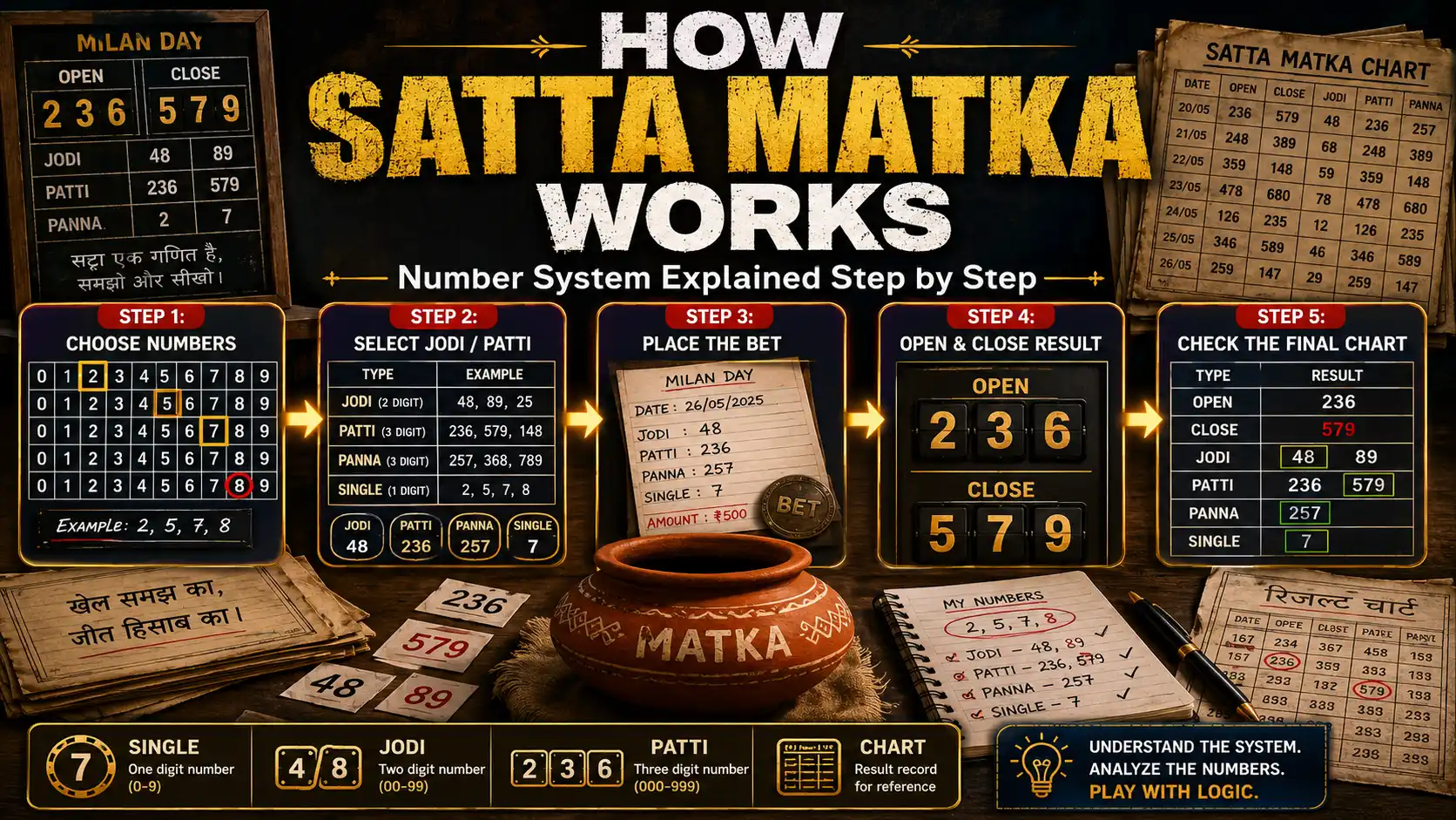 How Satta Matka Works Number System Explained Step by Step