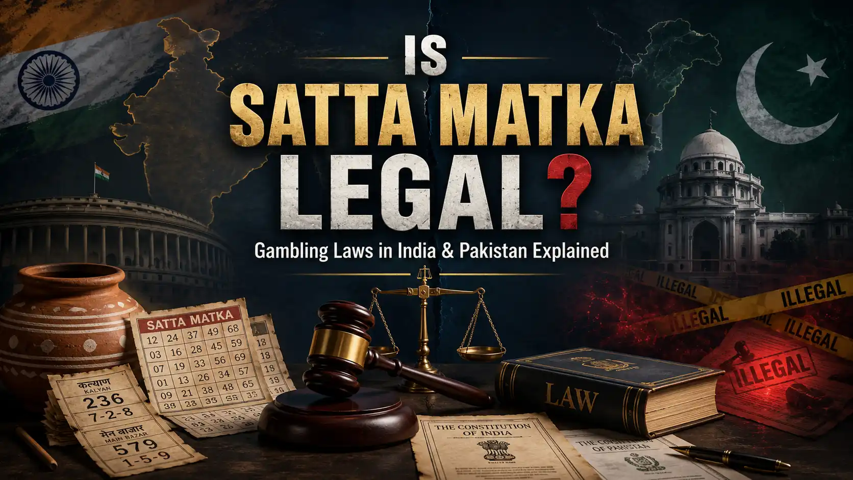 Is Satta Matka Legal Gambling Laws in India & Pakistan Explained